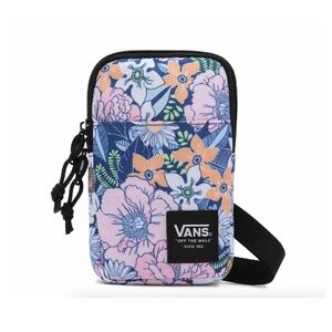 Vans Women Crossbody Lanyard vans Call Waiting Retro Floral New With Tags